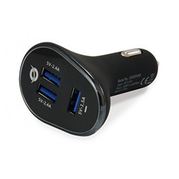 Cargador Coche CONCEPTRONIC 3Usb-A 31.5W(CARDEN06B)