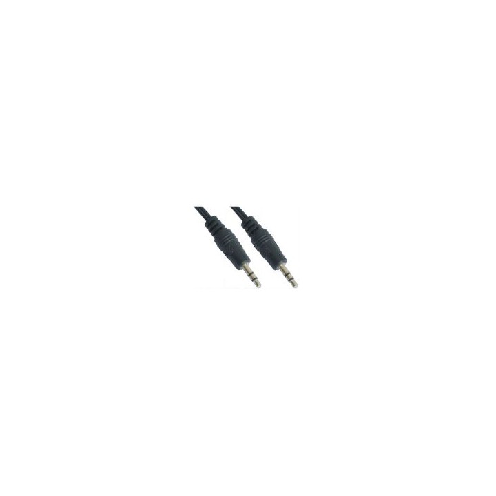 Nanocable 3.5mm/M a 3.5mm/M 0.3m Negro (10.24.0100)