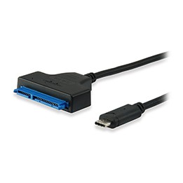 Cable EQUIP USB-C/M a SATA/M 6Gbit/s Negro (EQ133456)