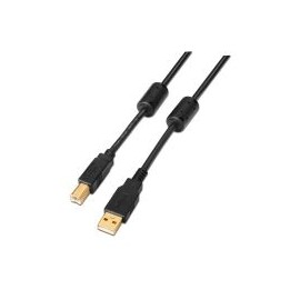 Nanocable USB-A/M a USB-B/M 3m Negro (10.01.1203)