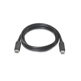 Nanocable USB-C/M a USB C/M 1m Negro (10.01.4101)