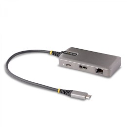 StarTech.com Adaptador Multipuertos USB-C - Docking Station USB Tipo C HDMI 4K60 - Hub Ladrón USB 3.0 de 2 Puertos - Entrega de
