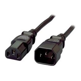 Cable Alimentación EQUIP C13/H a C14/M 1.8m (EQ112100)