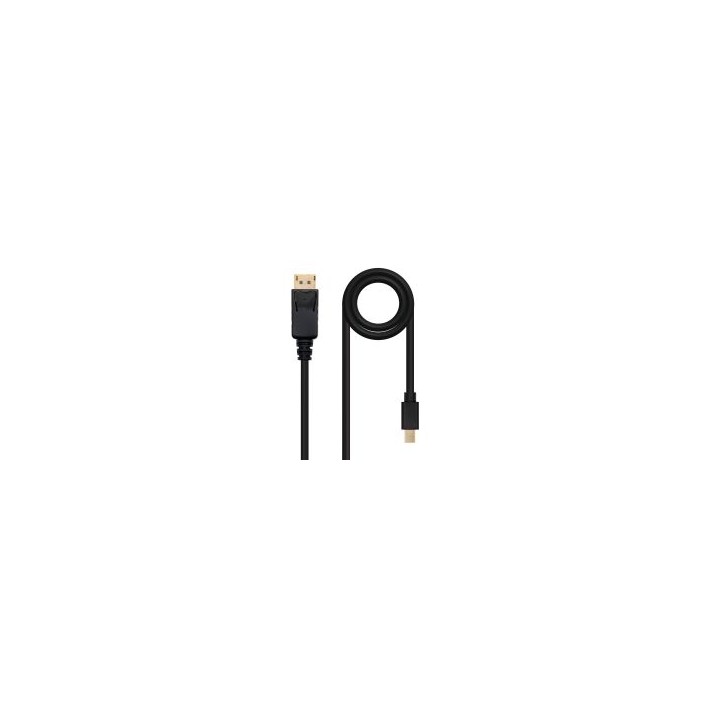 Nanocable MiniDP/M a DP/M 2m Negro (10.15.2402)