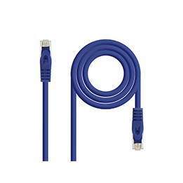 Nanocable RJ45 Cat6A UTP AWG24 0.5m Azul(10.20.1800-BL)