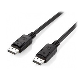 Cable EQUIP DP/M a DP/M 1m Negro (EQ119331)