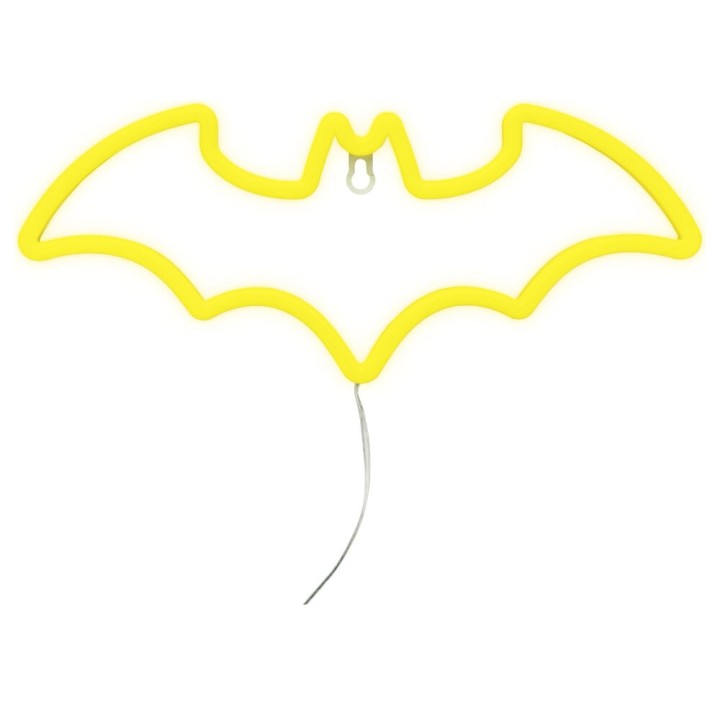 Luz LED neon pared Batman