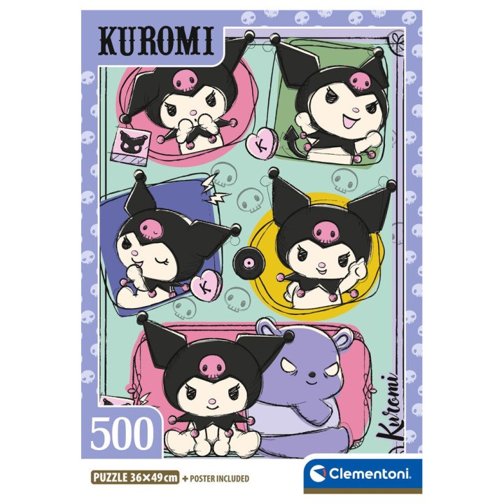 Puzzle Kuromi Hello Kitty 500pzs