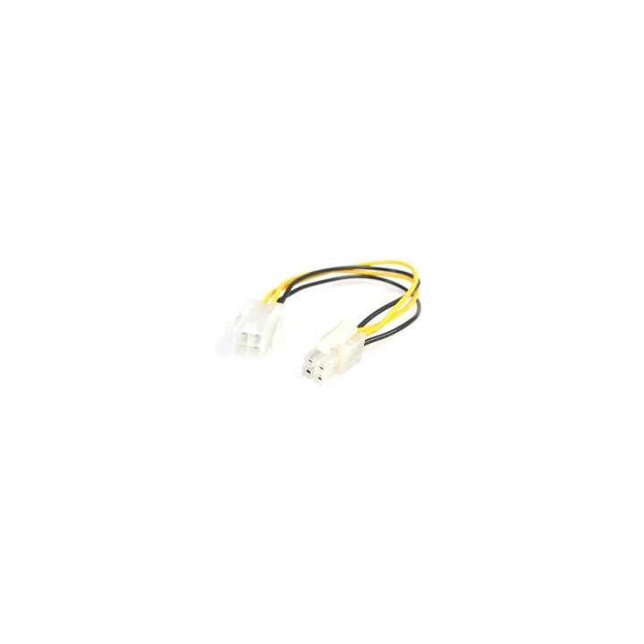 StarTech ATXP4EXT Cable de Alimentación alargador ATX 4 Pines 20 cm