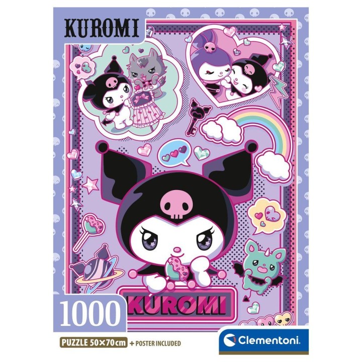 Puzzle Kuromi Hello Kitty 1000pzs