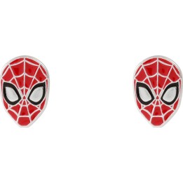 Pendientes Spiderman Marvel plata