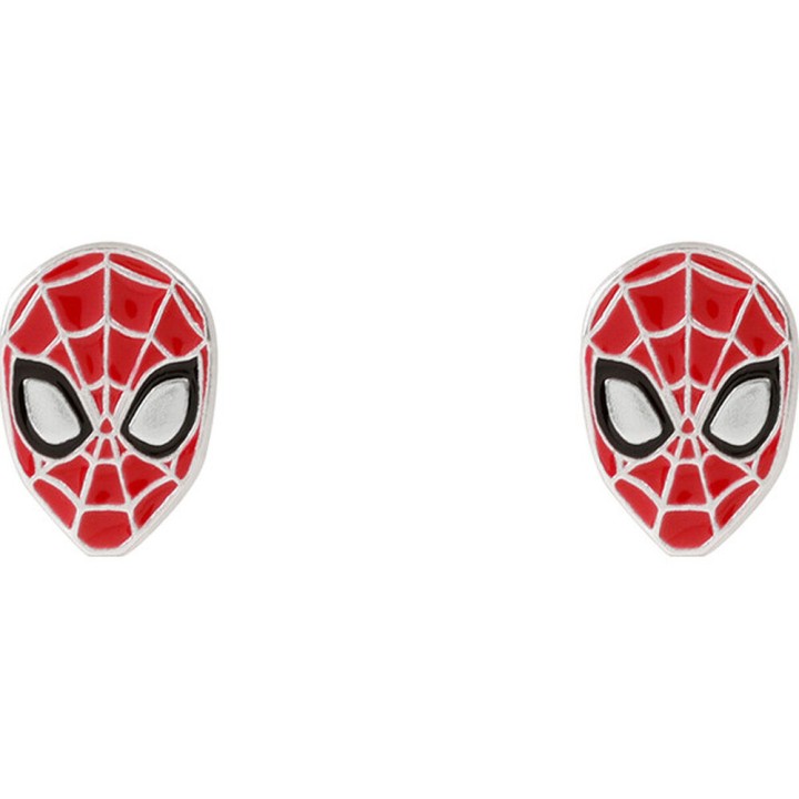 Pendientes Spiderman Marvel plata