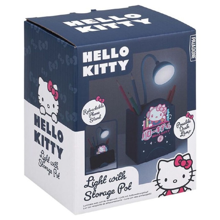 Lampara bote lapiceros Hello Kitty