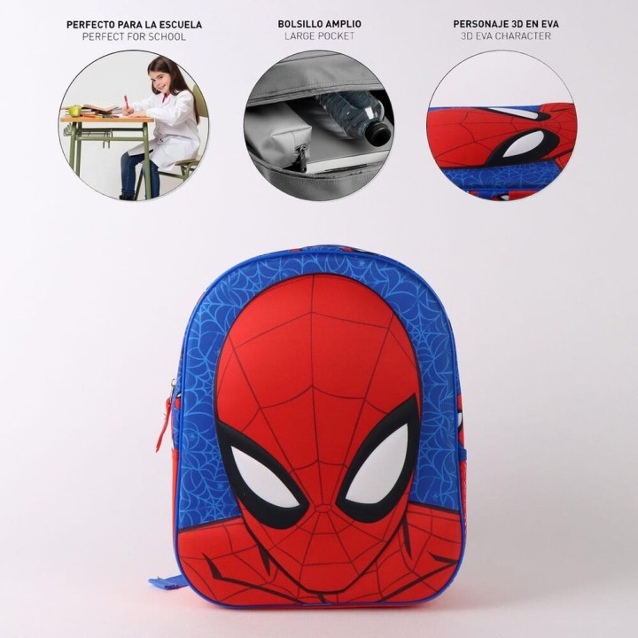 Mochila 3D Spiderman Marvel 30cm