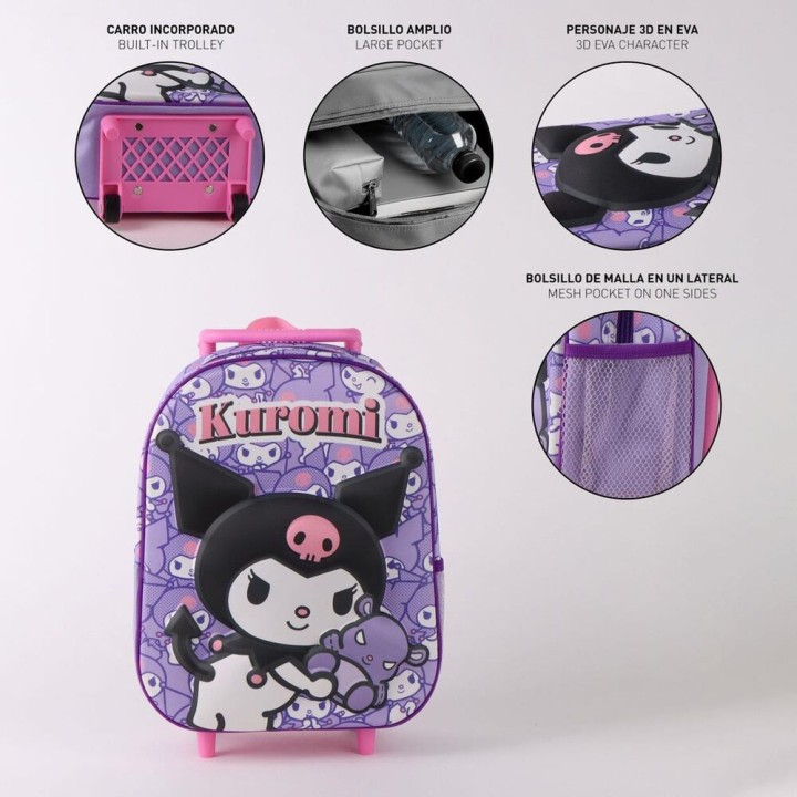Trolley 3D Kuromi Hello Kitty 30cm