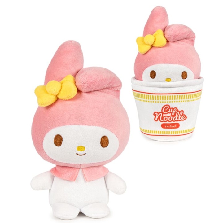 Peluche Cup Noodles Hello Kitty & Friends 16cm surtido