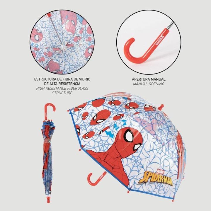 Paraguas manual POE Spiderman Marvel