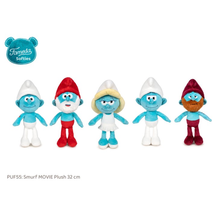 Peluche Fortachon Los Pitufos la pelicula 32cm