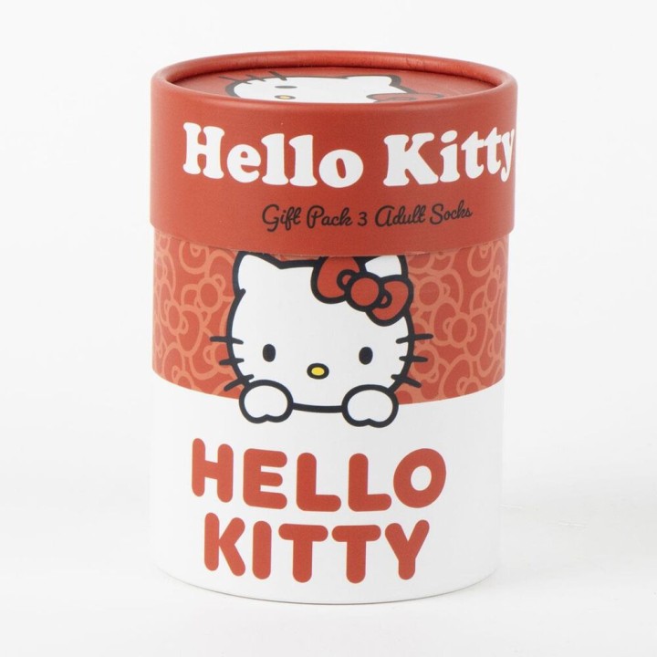 Set 3 calcetines Hello Kitty adulto