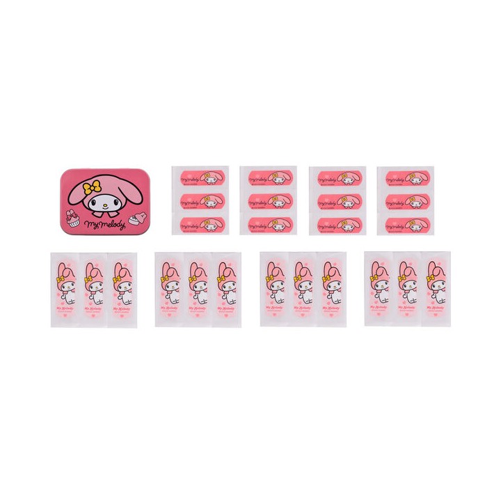 Caja Metal Tiritas My Melody Hello Kitty