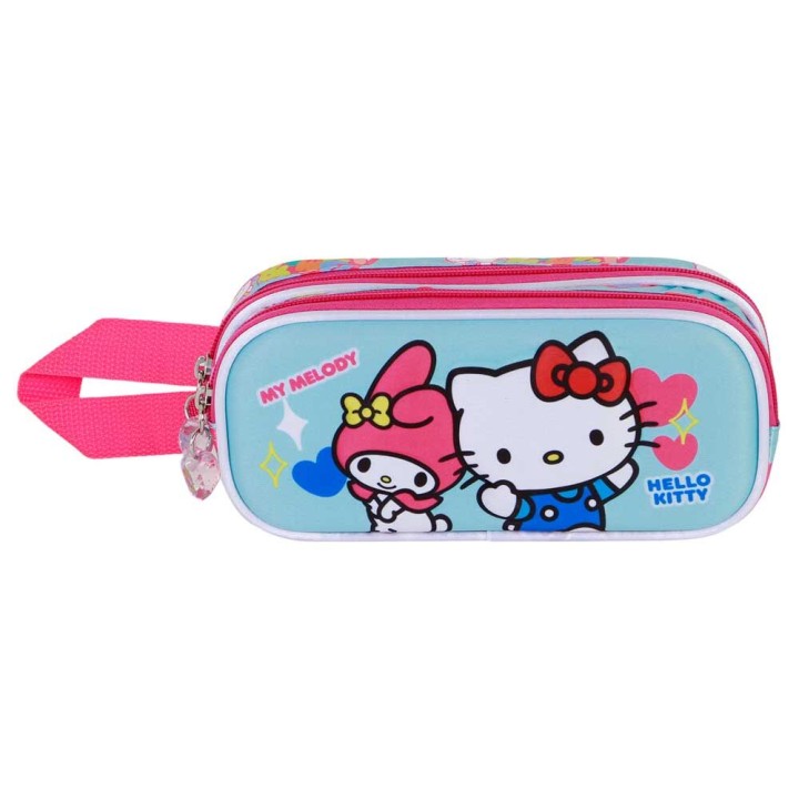 Portatodo 3D Friendship Hello Kitty doble