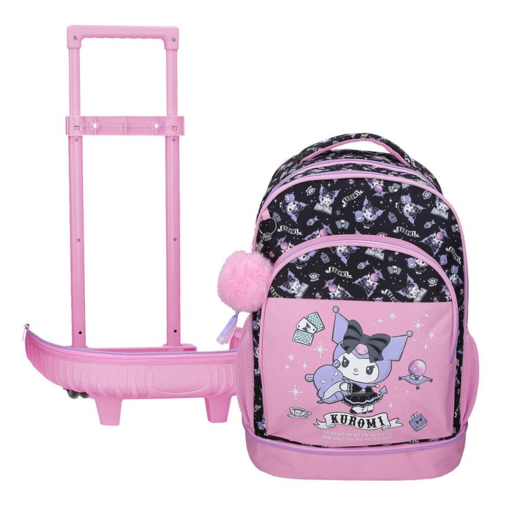 Trolley compact Telling Kuromi Hello Kitty extraible 43cm