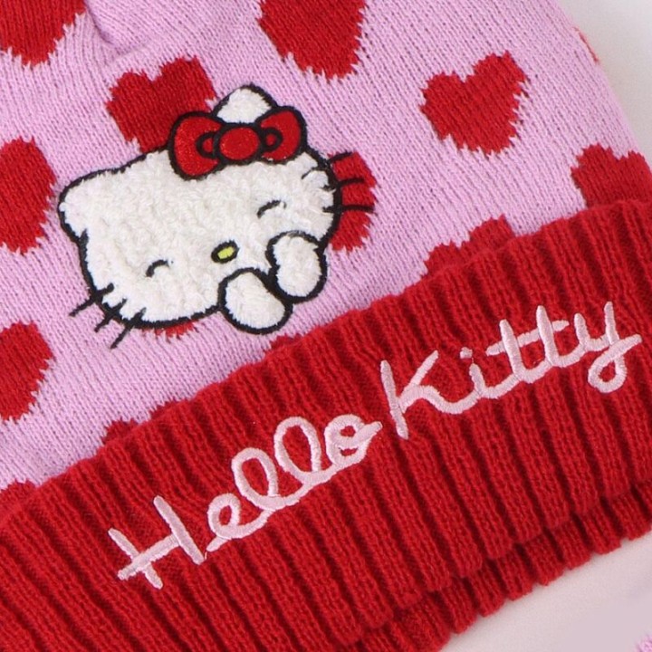 Conjunto gorro guantes bufanda Hello Kitty