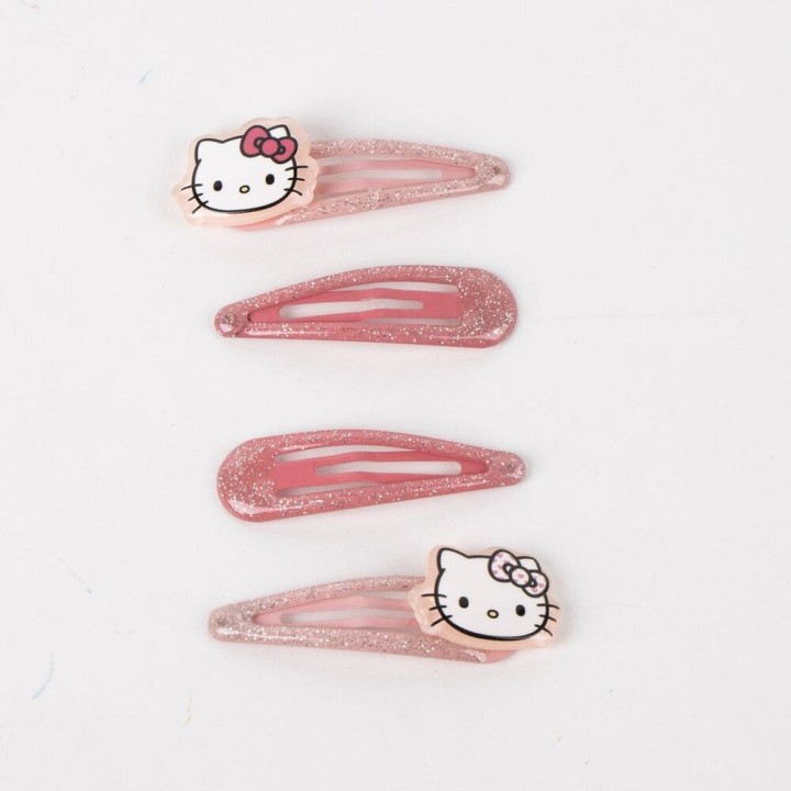 Blister 4 horquillas Hello Kitty