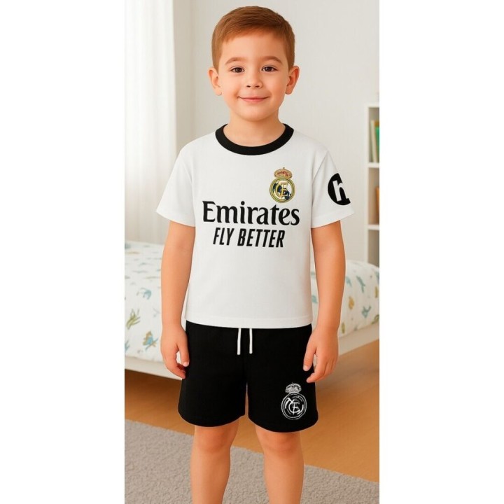 Pijama Real Madrid algodon infantil