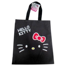 Bolsa shopping Black Hello Kitty