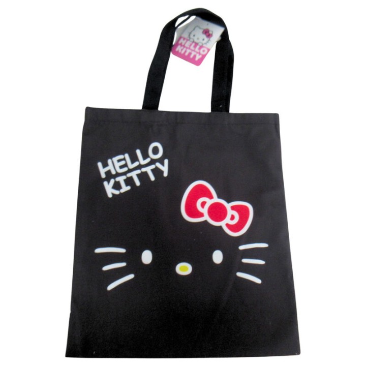 Bolsa shopping Black Hello Kitty
