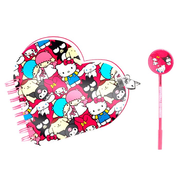 Set diario + boligrafo Friends Hello Kitty