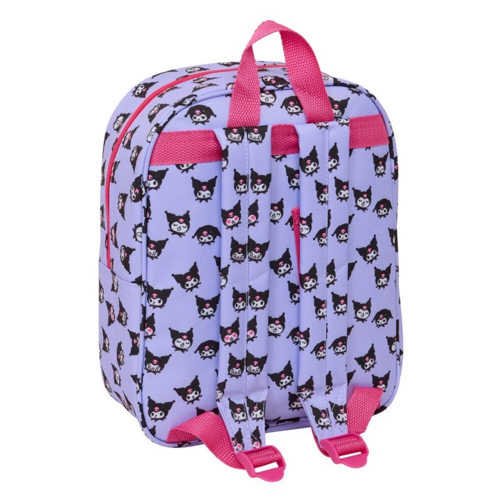 Mochila 3D Kuromi Hello Kitty 27cm
