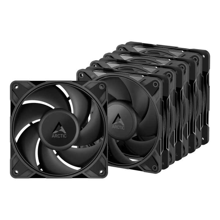 ARCTIC Freezer P12 Pro PST - 5 Pack Carcasa del ordenador Ventilador 12 cm Negro 5 pieza(s)