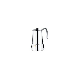 CAFETERA MONIX ETERNA 6 TAZAS MANGO ASAS ACERO INOXIDABLE EXTERIOR BRILLANTE APTO PARA TODO TIPO DE COCINAS M630006