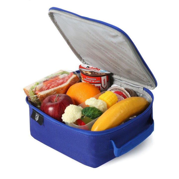 Bolsa porta alimentos termica + botella + tupper Atletico de Madrid