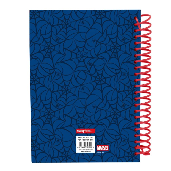 Cuaderno A5 Spiderman Marvel