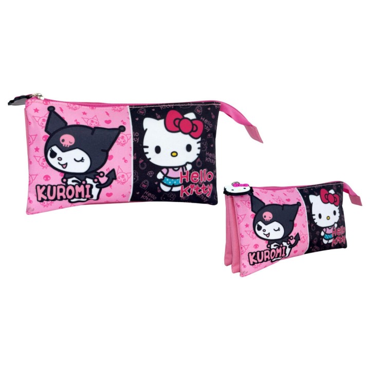 Portatodo Kuromi & Hello Kitty triple