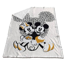 Manta coralina sherpa Mickey & Minnie Disney 130x170cm