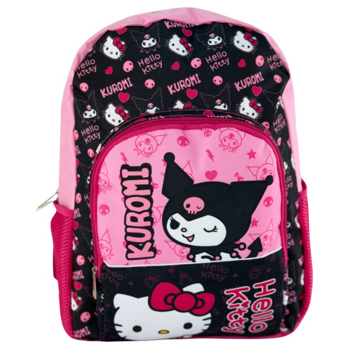 Mochila Kuromi & Hello Kitty 40cm