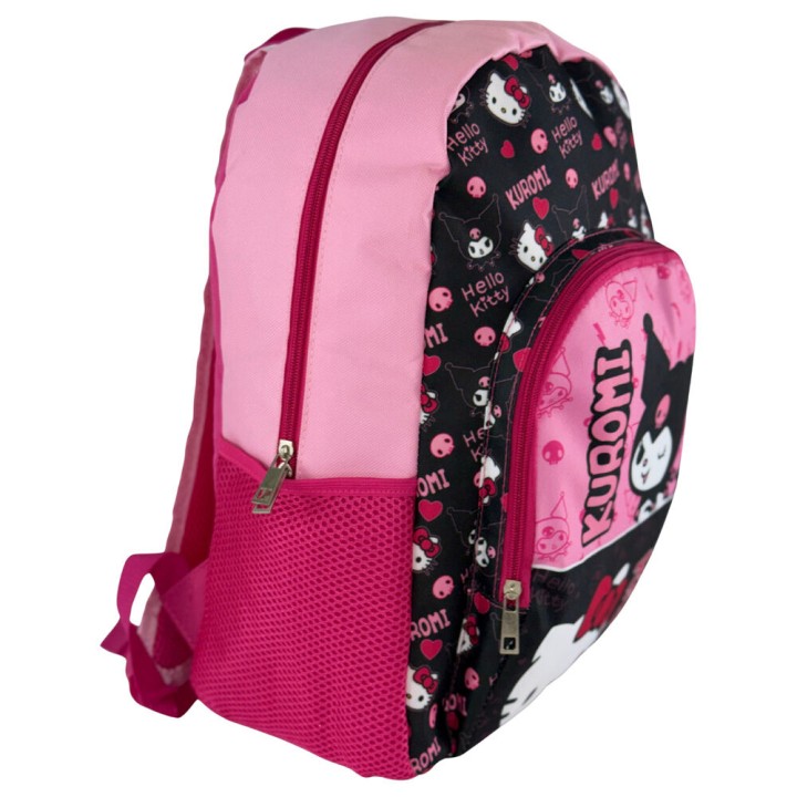 Mochila Kuromi & Hello Kitty 40cm