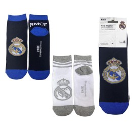 Set 2 pares calcetines Real Madrid adulto