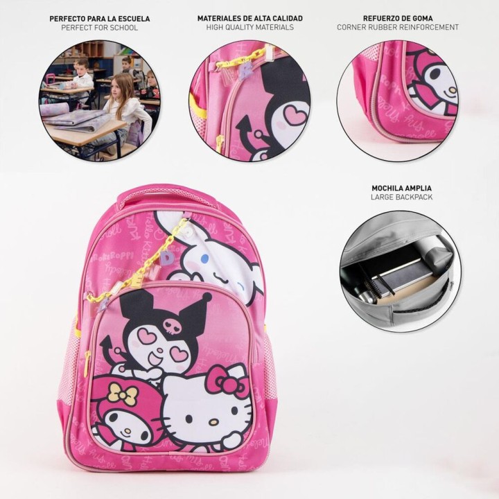 Mochila Hello Kitty and Friends 42cm adaptable