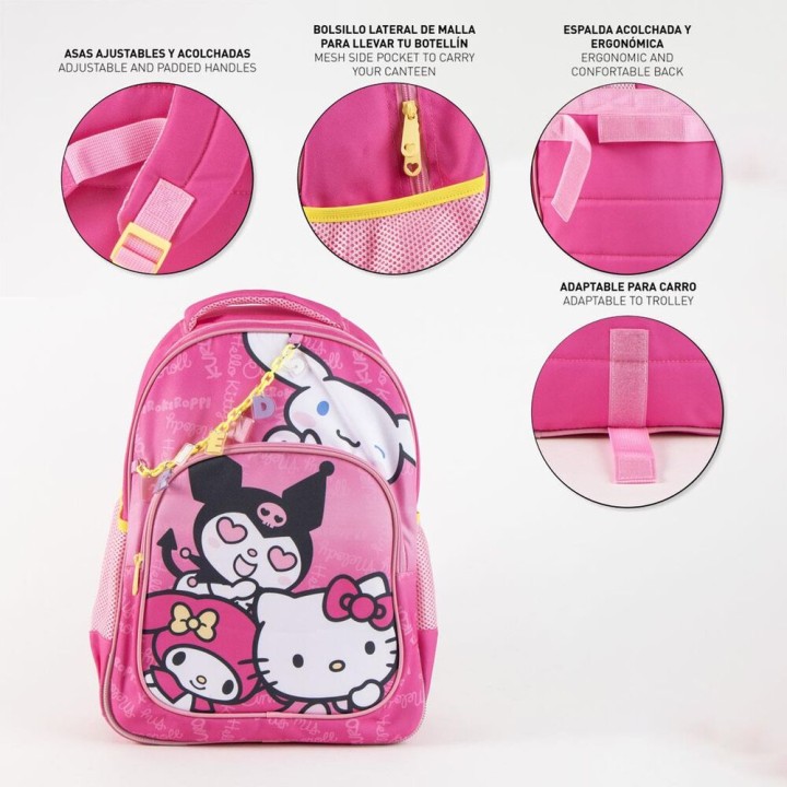 Mochila Hello Kitty and Friends 42cm adaptable