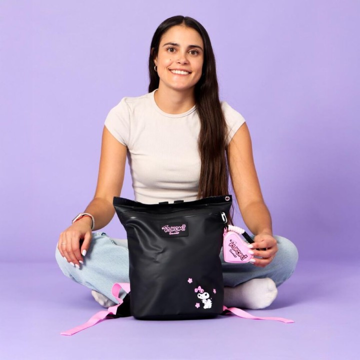 Mochila casual Kuromi Hello Kitty 33cm