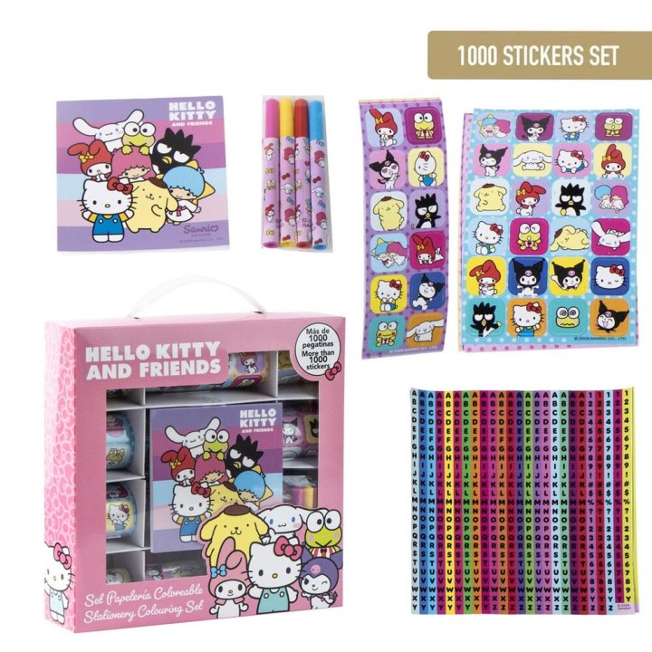 Blister pegatinas Hello Kitty and Friends 1000pzs