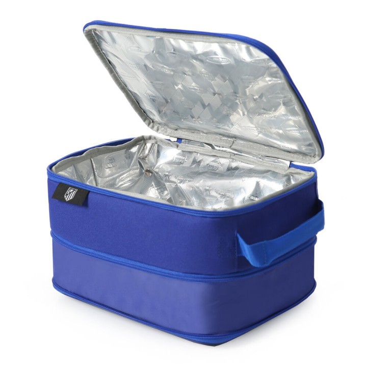 Bolsa porta alimentos termica + tupper Atletico de Madrid