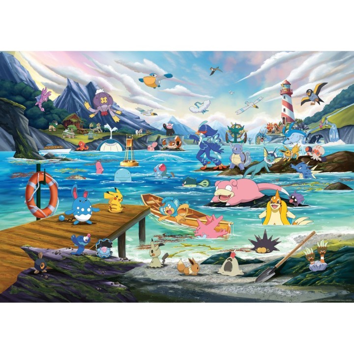 Puzzle Vaporeon y el Mar Templado Pokemon Breakout 3 1000pzs