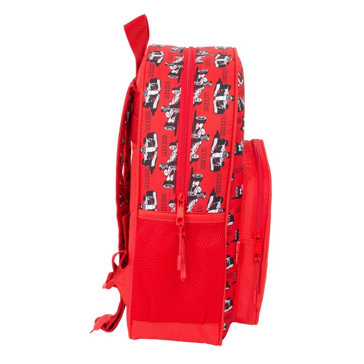 Mochila Racing Mickey & Friends Disney 38cm adaptable