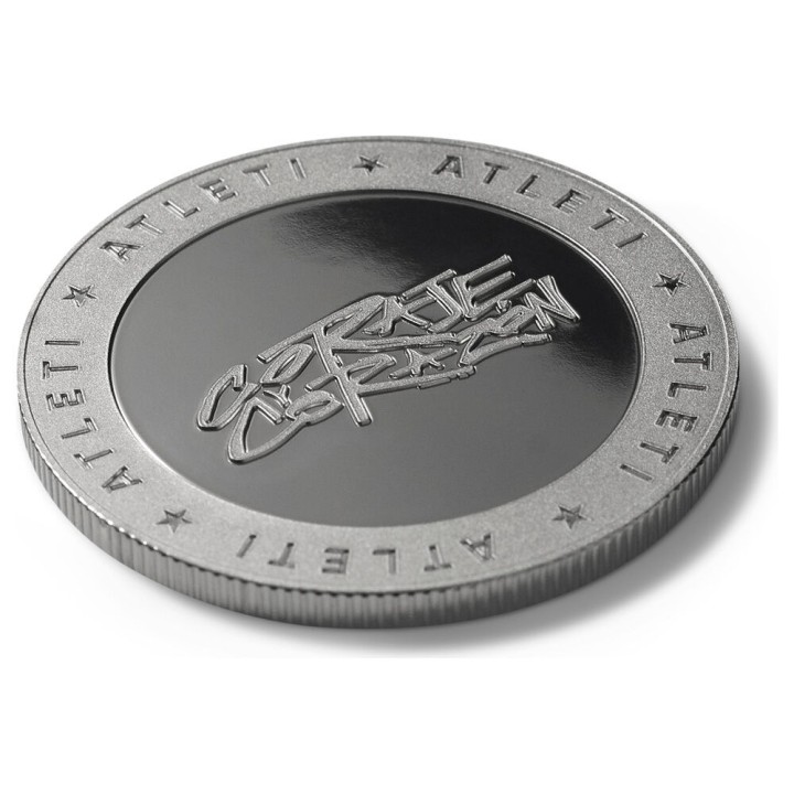Moneda Coraje y Corazon Atletico de Madrid
